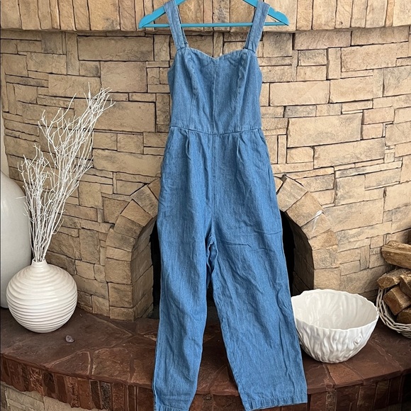 Old Navy Pants - Old Navy Blue Denim Women's Jumpsuit Size S